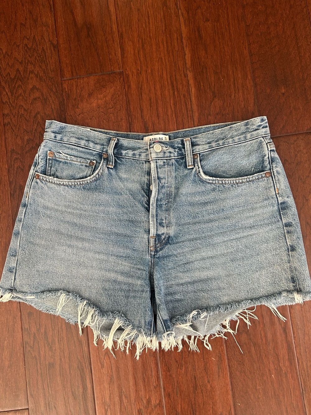 Agolde Parker Denim Shorts